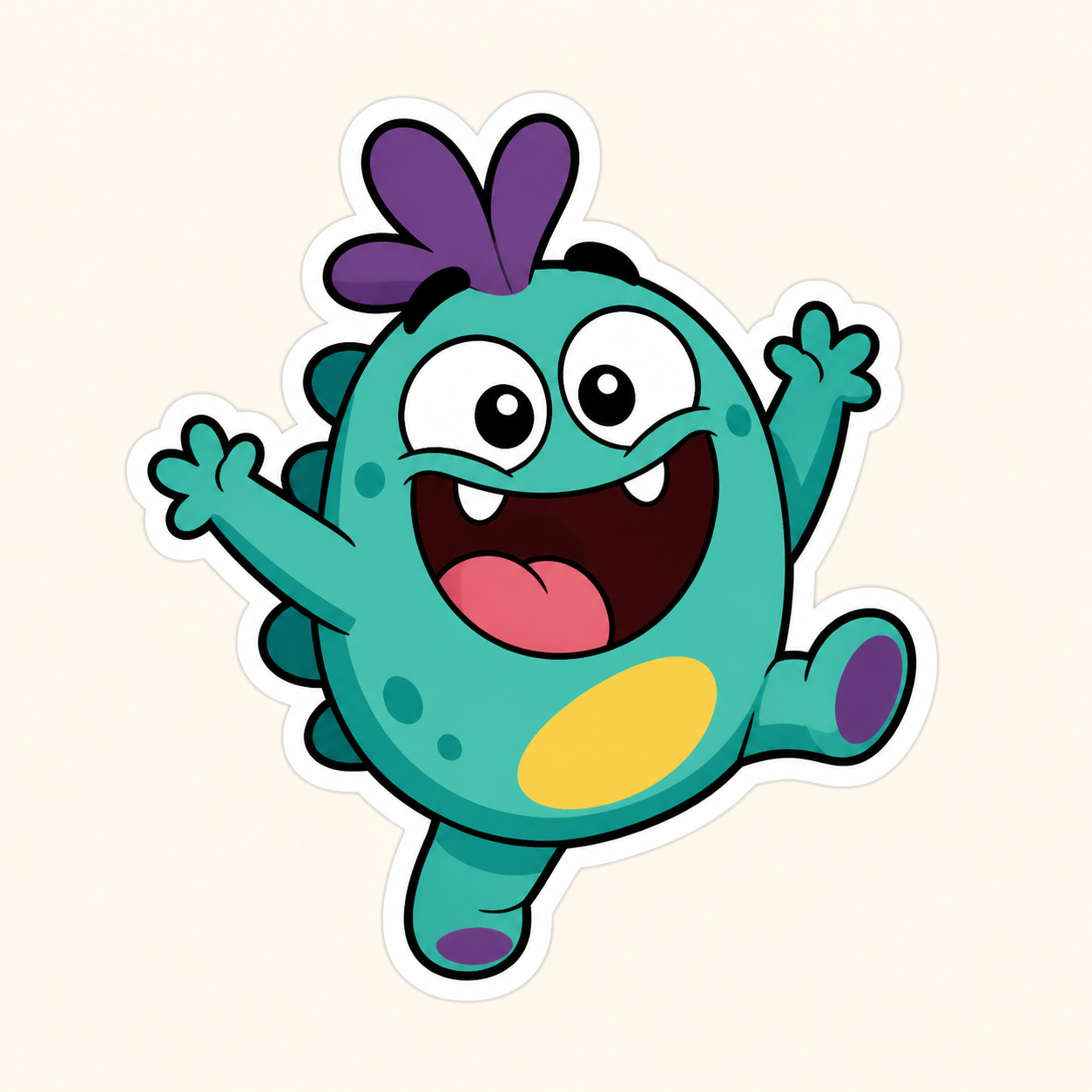 Стикер 2D Cartoon для Telegram